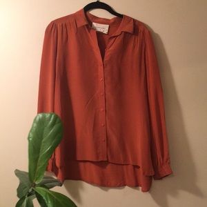 Urban Outfitters Coincidence & Chance Silk Shirt S